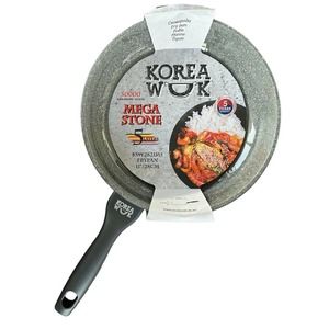 Frying Pan Nonstick Induction - Flat Bottom, Cast Aluminum Stir Fry Pan, 11 inch